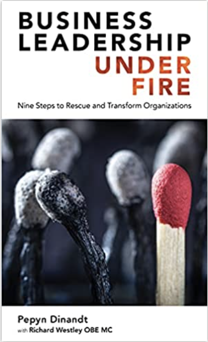 Book Cover of Business Leadership Under Fire
