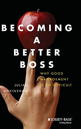 Book Cover of Becoming a Better Boss