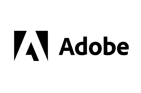 Adobe - Logo in black